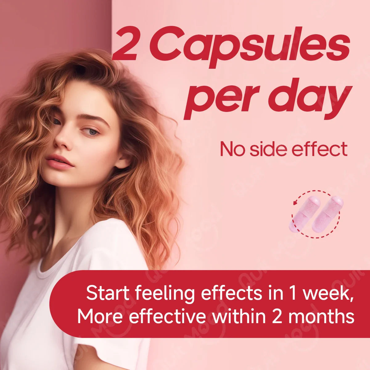 Quitmood Queen's Female-Focused Once-daily Women's complete V- Probiotics for Women - pH Balance, Odor Control, Yeast & Flora