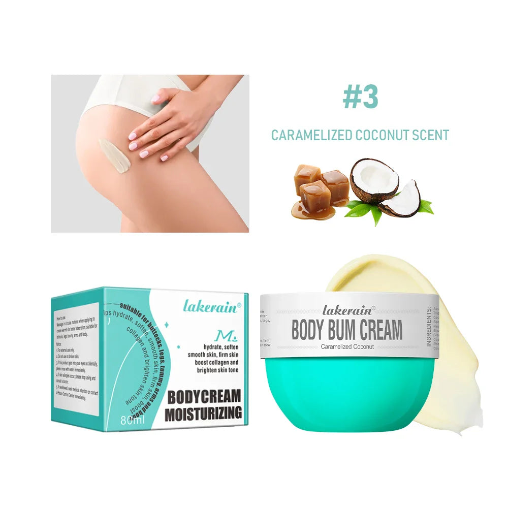 80ml Brazilian Body Care Lotion Buttock Cream Nourishes Skin Care Long Lasting Moisturizing Beauty Firm Skin Brightens Cream Hot