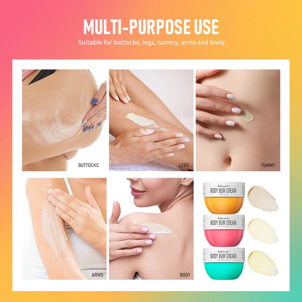 80ml Brazilian Body Care Lotion Buttock Cream Nourishes Skin Care Long Lasting Moisturizing Beauty Firm Skin Brightens Cream Hot