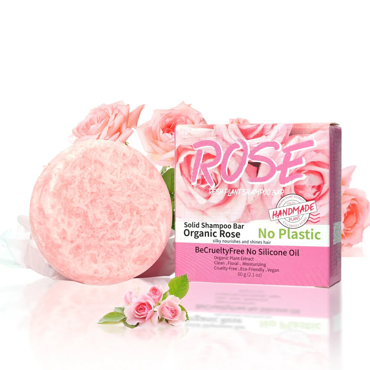 Pink rose shampoo soap, essential oil, handmade soap, nourishing, oil controlling, stain removing, floral fragrance overflowing