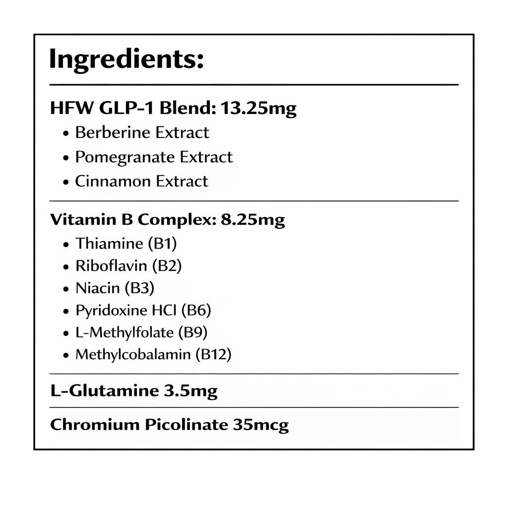 GLP-1 Metabolism & Wellness Patches